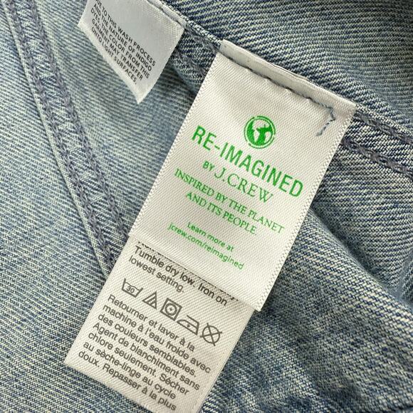 J. CREW light blue wash fitted denim jacket - Picture 13 of 16